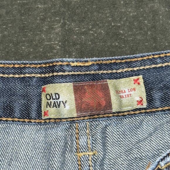 Old Navy Y2K 2007 Ultra Low Rise Denim Cut-Off Shorts Womens 6 Cotton Casual - Picture 3 of 8